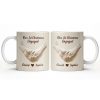 Our 1st Christmas Engaged, Holding Hands With Ring - Personalized Custom Coffee Mug - CPL1055_MG