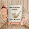 Our 1st Valentine Engaged, Holding Hands With Ring - Personalized Custom Coffee Mug - CPL1142_MG