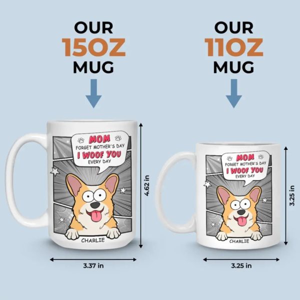 Our Best Dog Mom Ever - Dog & Cat Personalized Custom Mug - Mother's Day, Gift For Pet Owners, Pet Lovers