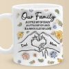 Our Family A Whole Lot Of Love - Family Personalized Custom 3D Inflated Effect Printed Mug - Gift For Family Members