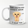 Our Favorite Human - Dog Personalized Custom Mug - Gift For Pet Owners, Pet Lovers