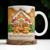 Our First Christmas Together Gingerbread Couple - Personalized Custom Coffee Mug - CPL998_MG