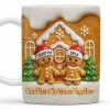 Our First Christmas Together Gingerbread Couple - Personalized Custom Coffee Mug - CPL998_MG