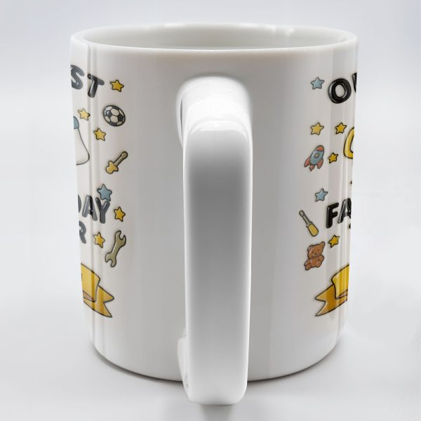 Our First Father's Day Together, Beer Mug and Baby Bottle - Personalized Custom Coffee Mug - DAD126_MG
