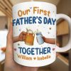 Our First Father's Day Together Cheers - Personalized Mug