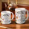 Our First Mother's Day - 3D Inflated Effect Printed Mug, Personalized White Edge-to-Edge Mug