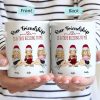 Our Friendship Is A True Blessing To Me - Christmas, Gifts For Colleagues, Coworker, Bestie - Personalized Mug