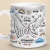 Our Friendship Is The Greatest Gift - Bestie Personalized Custom 3D Inflated Effect Printed Mug - Gift For Best Friends, BFF, Sisters