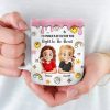 Our Friendship Knows No Bounds - Bestie Personalized Custom 3D Inflated Effect Printed Mug - Gift For Best Friends, BFF, Sisters