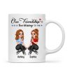 Our Friendship True Blessing Pretty Cartoon Besties Sisters Personalized Mug