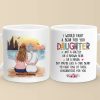 Our Hearts Are Bound Together By Laughter - Family Personalized Custom Mug - Gift For Mom, Daughter