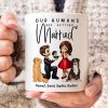 Our Humans Are Getting Married Personalized Mug, Custom Dog Cat Engagement Cup, Pet Engagement Wedding Gift