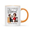 Our Humans Are Getting Married Personalized Mug, Custom Dog Cat Engagement Cup, Pet Engagement Wedding Gift