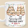 Our Love Is A Beautiful Blend Of Sweetness - Couple Personalized Custom Mug - Gift For Husband Wife, Anniversary