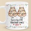 Our Love Is A Beautiful Blend Of Sweetness - Couple Personalized Custom Mug - Gift For Husband Wife, Anniversary