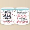 Our Love Is Like The Bond Of Penguins, Unbreakable And Eternal - Couple Personalized Custom 3D Inflated Effect Printed Mug - Gift For Husband Wife, Anniversary