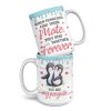 Our Love Is Like The Bond Of Penguins, Unbreakable And Eternal - Couple Personalized Custom 3D Inflated Effect Printed Mug - Gift For Husband Wife, Anniversary