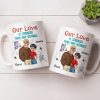 Our Love Is Stronger Than Any Distance Cartoon Couple Mug - Personalized Custom Coffee Mug - CPL1341_MG