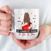 Our Love Is The Spark In Every Kiss - Couple Personalized Custom Mug - Christmas Gift For Husband Wife, Anniversary