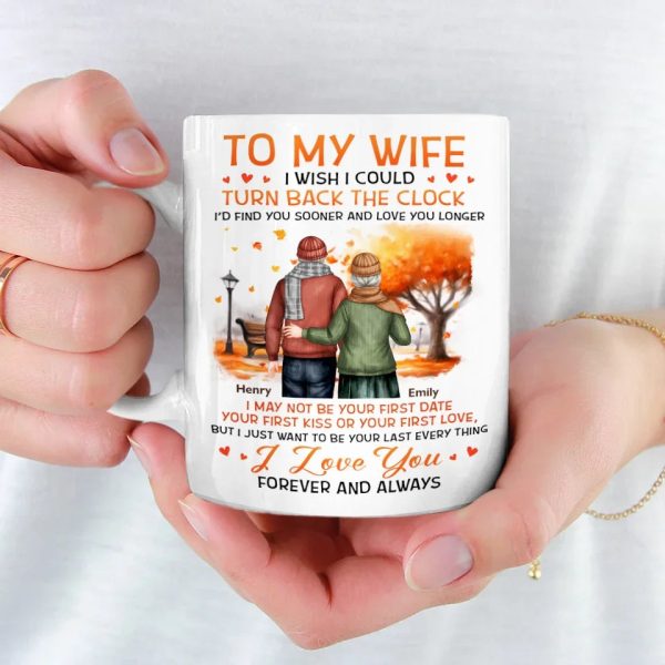 Our Love Story Is My Favorite Chapter - Couple Personalized Custom Mug - Gift For Husband Wife, Anniversary