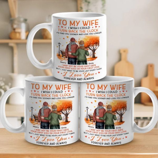 Our Love Story Is My Favorite Chapter - Couple Personalized Custom Mug - Gift For Husband Wife, Anniversary