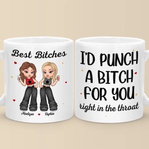 Our Vibe Is Unmatched - Bestie Personalized Custom Mug - Christmas Gift For Best Friends, BFF, Sisters