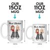 Our Vibe Is Unmatched - Bestie Personalized Custom Mug - Christmas Gift For Best Friends, BFF, Sisters