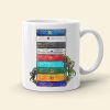 Outlander A Stack Of Books - White Mug For Book Lovers (10HUHU200422)