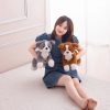 Oversized Dog Plush Pillow