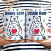 Papa Bear - 3D Inflated Effect Printed Mug, Personalized White Edge-to-Edge Mug
