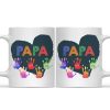 Papa Grandkids Hand Print - Personalized Mug