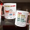 Papa Partner In Crime Personalized Coffee Mug DR-WHM-01QHTI160523HH