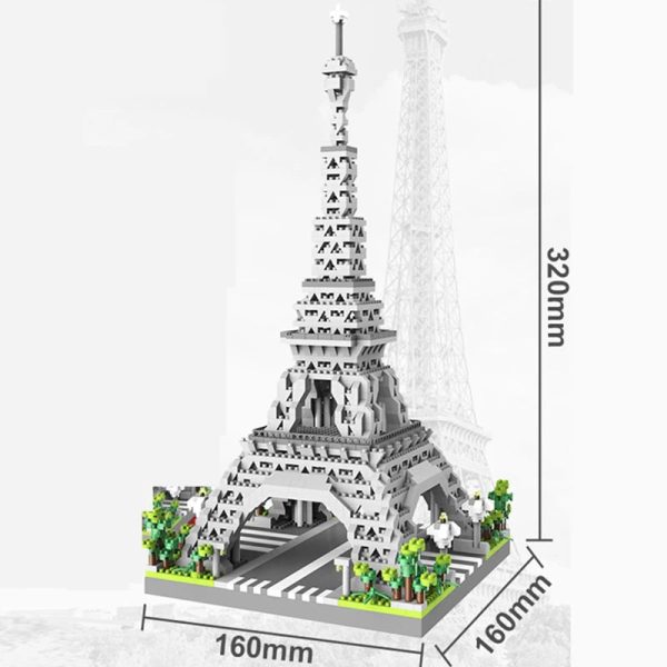 Paris Tower Street View Building Block