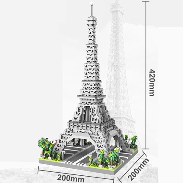 Paris Tower Street View Building Block