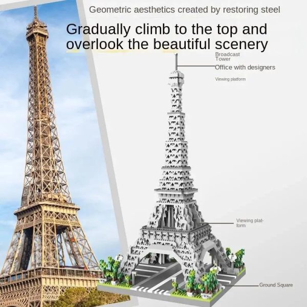 Paris Tower Street View Building Block