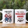 Partner in Crime, Till Murder Couple Do Us Part, Personalized Mug, Couple Gift