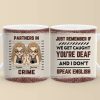 Partners In Crime - Bestie Personalized Custom Mug - Gift For Best Friends, BFF, Sisters