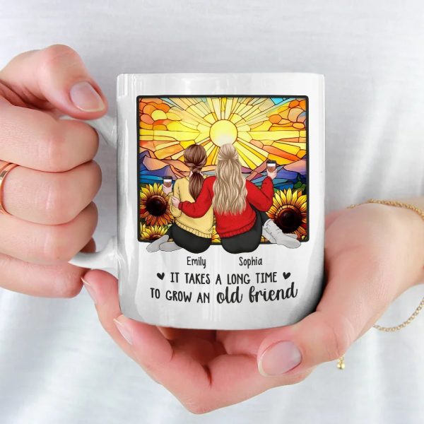 Partners In Crime, Forever And Always - Bestie Personalized Custom Mug - Christmas Gift For Best Friends, BFF, Sisters