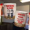 Partners In Crime If I Murdered Someone, Personalized Halloween Bestie Mug