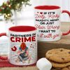 Partners In Crime- Personalized Accent Mug - Couple Gift- Funny Couple Mug