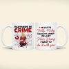 Partners In Crime- Personalized Coffee Mug - Gift For Valentine's Day- Couple Coffee Mug