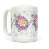 Pastel Succulent Turtle Coffee Mug