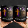Pastor, Cross, Glasses and Holy Bible - Personalized Custom Coffee Mug - FTH054_MG