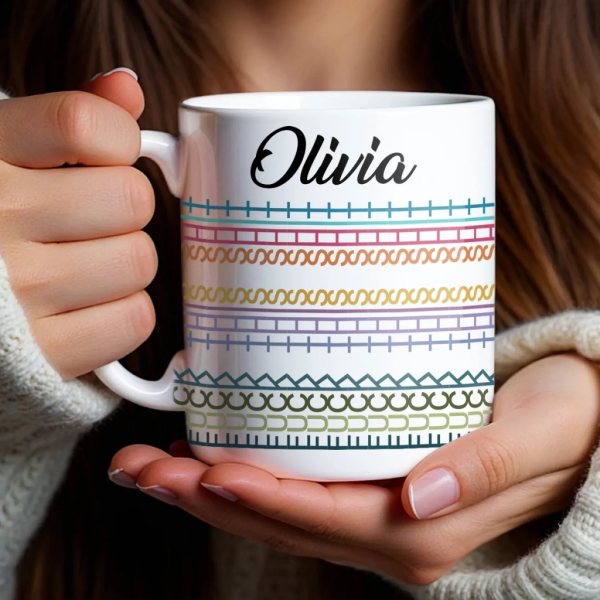 Patchwork Of Passion - Friend Personalized Custom Hidden Message Mug - Gift For Best Friends, Sisters, Family Members, Coworkers