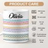 Patchwork Of Passion - Friend Personalized Custom Hidden Message Mug - Gift For Best Friends, Sisters, Family Members, Coworkers