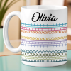 Patchwork Of Passion - Friend Personalized Custom Hidden Message Mug - Gift For Best Friends, Sisters, Family Members, Coworkers