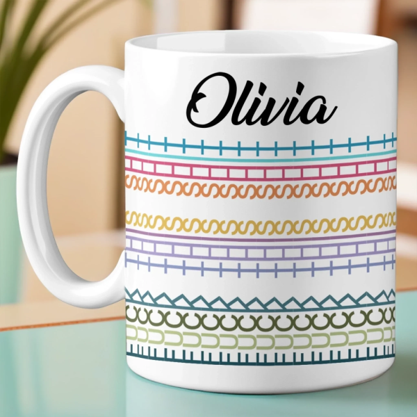 Patchwork Of Passion - Friend Personalized Custom Hidden Message Mug - Gift For Best Friends, Sisters, Family Members, Coworkers