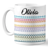 Patchwork Of Passion - Friend Personalized Custom Hidden Message Mug - Gift For Best Friends, Sisters, Family Members, Coworkers