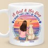 Pawprints On My Heart - Dog Personalized Custom Mug - Mother's Day, Gift For Pet Owners, Pet Lovers