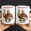 "Peace Be With You", Pope and Religious Vestments - Personalized Custom Coffee Mug - FTH075_MG